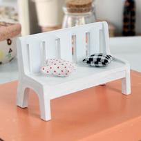 Park Benches Chair Miniature Garden Crafts Bonsai Terrarium Doll Landscape Ornament Home Decoration