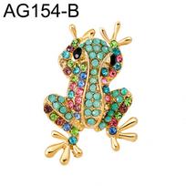 Women Frog Brooch Pin Clothes Decoration Jewelry Gift