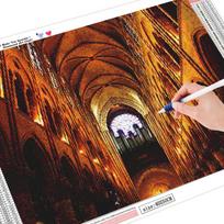 5D Diamond Painting Full Round France Notre Dame De Paris Embroidery Sale Picture 20X30