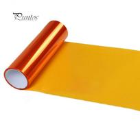 Car life qualitative  60cmx30cm Light Styling Headlight Taillight Wrap Sheet Decal Sticker Film oranžinė