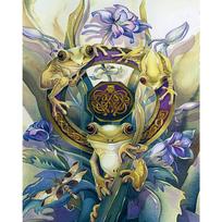 5d DIY Diamond Painting Frog Full Drill Mosaic Cross Stitch Diamond Embroidery Home Decor 20X30CM