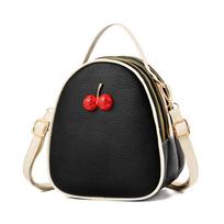 SCIONE Small Bag Female Messenger Bag Wild Handbag Shoulder Bag Cute Student Cherry Bag 18cm*10cm*27cm rožinė