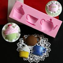 TK arbatinukas puodelis puodelis keksiukas fondantas formelė kepimo skarda torto dekoravimo įrankis Random Color black