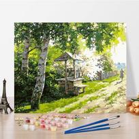 Menai „Pasidaryk pats“ Tapyba pagal skaičius Deimantinė tapyba Pomėgiai Skaitmeninė aliejinė tapyba Skaičių tapyba Aliejinė tapyba Namų dekoras 40x50cm no frame yellow