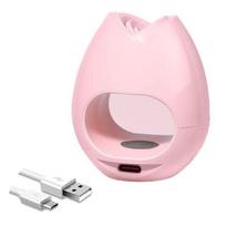 UV LED nagų džiovintuvas lempa Mini rožės formos nagų gelio lakas mašina vienam pirštui USB jungtis Nagų dailės įrankiai USB