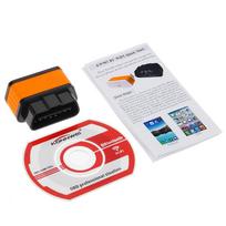 KW903 Wireless OBD2 Scanner 12V Diagnostic Code Reader for Android Devices ELM327 Auto Code Reader OBDII Tool juoda/oranžinė