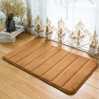 Sugeriantis padėklas įėjimo durų durų padas sutirštintas vonios kambarys vonios kambarys neslystantis padas pėdoms miegamojo kilimas 40cm*60cm gelsvai ruda