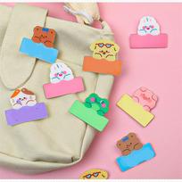 20pcs Cartoon Name Sticker Brooch Can Be Graffiti Children's Cute Diy Name Badge Kid's Badge Small Gift for Kindergarten Supplies 20-Pack