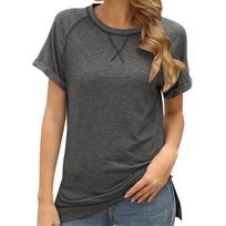 blusas mujer de moda 2022 Blouses summer patchowrok clothes tshirts for women Top female T-shirt women's t-shirt tops t shirt XXL karališkos mėlynos spalvos