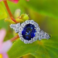Elegantiškas Viintage Boho pirštų žiedas su sodriai mėlynu akmeniu dekoruojantis moterų mėgstamiausi aksesuarai vasaros dovana merginai 6 blue