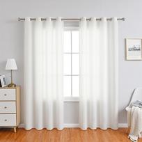 2PC Užuolaidos Buitiniai Užuolaidos Phantom Veils Permatomi šviesos perdavimas Apsaugoti Privatumas Gali būti 132cm * 241cm balta