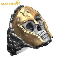 SACE GEMS Prabangus vario lydinio vyriškas žiedas Juvelyrika Dovana 7 auksas