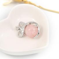 Necklace Pendant Natural Stone Agates/Rose Quartz Elephant-Shaped Pendant Charms Jewelry Making DIY Necklace Bracelet Accessory Rose Quartz/23x30mm beige