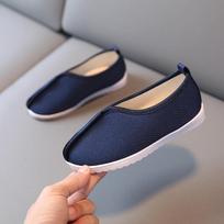 Hanfu siuvinėti batai mergaičių senovinio stiliaus rankų darbo vaikiški šokių bateliai kinų stiliaus senoviniai kostiumai siuvinėti batai vaikiški batai vasara 25 gray