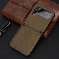 Anti-Drop kortelės lizdo odinis Funda dėklas, skirtas Samsung Galaxy Z Flip 4 5g Flip4 Flip 3 Flip3 Zflip4 mobiliųjų telefonų priedų dėklai for Samsung Z Flip 3 varis
