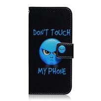 Dėklas, skirtas Samsung A10 A20 A30 A40 A50 A60 A70 A10s A20s A20e A30s A50s Panda Dog Tiger Lion Dažyta knyga Atverčiamas odinis telefono dangtelis For A40 blue