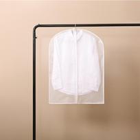 Drabužiai Dulkėms atsparus maišelis Skaidrus trimatis drabužis Dulkėms atsparus dangtelis Kostiumas Cover Coat Dulkėms atsparus spausdinimas pakabinamas krepšys YSXX 60*80cm white