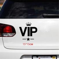 „Tri Mishki HZX916 VIP Crown Pentagram Star“ automobilių lipdukas Viniliniai lipdukai, atspindintis lipdukas ant automobilių motociklo sunkvežimio buferio nešiojamojo kompiuterio 10cm-S