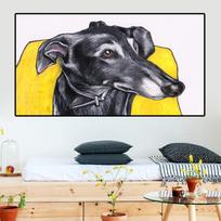 Didelio dydžio gyvūnų aliejiniai paveikslai Kurtas Sienų Paveikslėliai Svetainei Drobės Tapyba Meno spaudiniai Plakatai Namų dekoras įrėminti 20*40cm