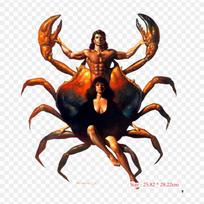 Boris Vallejo Cancer Arcanes Cancer Iron on Heat Transfer Printing Vinyl Patches Sticker for Clothes DIY Appliques Washable Patches black