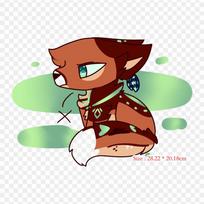 Cartoon Isleworth Mona Lisa Iron on Heat Transfer Printing Vinyl Patches Sticker for Clothes DIY Appliques Washable Patches brown