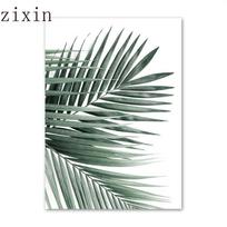 Žalia Monstera Tapyba Eukalipto Lapas Plakatas Sienos Menas Drobės Paveikslas NordicPoster Rašalinė Palmių Medis Svetainei Miegamajam Namų Dekoras 21*30cm gray