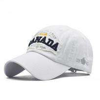 New Cotton Cap Men Women Baseball Caps Snapback Hat Hip Hop Fitted Cap Fashion Sun Hat Autumn Summer Baseball Hats 54-60cm balta