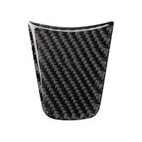 For Tesla Model Y Model 3 Carbon Fiber Car Steering Wheel Trim Cover Frame Decorative Sticker Interior Styling B