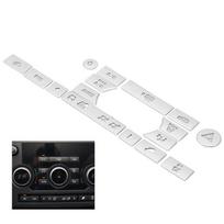 Oro kondicionavimo mygtukų apdaila Aliuminio lydinio jungiklių lipdukai Tinka Land Rover Discovery Sport 2016 2017 2018 automobiliui white