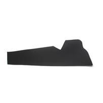 Car Microfiber Leather Interior Driving Side Door Handle Armrest Panel Pull Cover Trim For BMW 5 Series F10 F18 2011 2012 - Black for LHD black