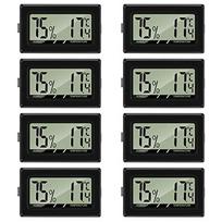 Mini skaitmeninis vidaus temperatūros ir drėgmės higrometro termometras (8 vnt) 14x13x2cm