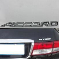 1vnt automobilio galinio bagažinės dangčio logotipo lipdukas su chromu