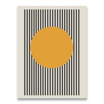 Bauhaus paroda Unikalūs geometriniai plakatai Minimalistinio meno drobė 21cm×30cm NoFrame