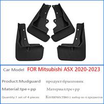 TIK Mitsubishi ASX 2022 2023 Purvasaugis Sparnas Purvasaugis Apsauginiai Purvasaugiai Automobilių priedai Priekiniai Galiniai juoda