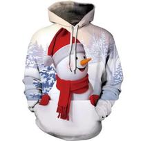 Megztiniai Vyriški mada rudens ir žiemos kalėdinis megztinis 3D spaudinys su gobtuvu unisex vyras moteris, juokingas Harajuku megztinis 4XL