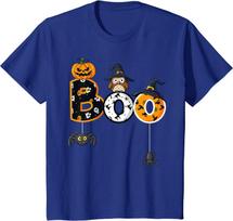 Halloween Boo Owl with Witch Hat Spiders Boys Girls Kids T-Shirt Casual Short Cotton Daily Four Seasons Tees Holiday Tshirts 4XL