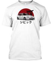 Civic Ek White Standard T-Shirt S