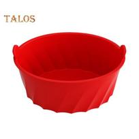 Reusable Silicone Slow Cooker Liner Safe Cooking Solutions Food-Grade Non-Stick Surface Pot Accessory raudona