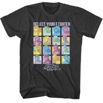 Street Fighter Street Fighter Select Your Fighter Smoke Unisex T-shirt S gray