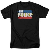 The Police Three Stripes Logo Rock n Roll Music Band Tee Unisex T-shirt S