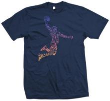 Krepšinio Slam Dunk Krepšinio žaidėjo Unisex marškinėliai S blue