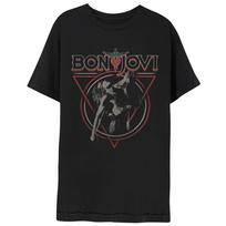 Bon Jovi Triangle Overlap pripažinti Unisex marškinėliai L gray