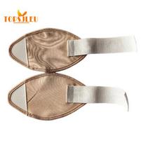 2Pcs Organic Castor Oil Wrap Kit - Adjustable Straps, Improved Circulation, Inflammation Reduction, Knee Pads for Elbow Pain Relief chaki