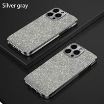 Prabangus gradiento blizgus padengtas dėklas, skirtas iPhone 15 Pro Max 14 Plus 13 12 Mini 11 X XR Xs 7 8 SE 2022 Silicon Protect galinis dangtelis iPhone 12Mini pilka