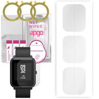 3x apgo hidrogelinė ekrano apsauga, skirta Amazfit Bip Lite, hidrogelio plėvelė, su pozicionavimo sluoksniu, kurį lengva montuoti