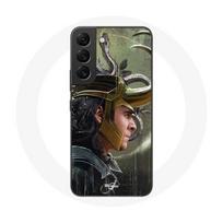 Coque maniacase pour Samsung Galaxy S21 FE Loki Thor Ragnarok avec Casque Fanart Saison 1 juoda