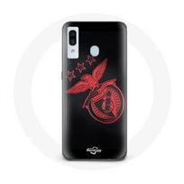 Case - Maniacase - Samsung Galaxy A20 - Black - Soft - Benfica Pattern juoda