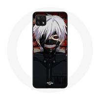 Coque maniacase pour Samsung Galaxy A22 5G Tokyo Ghoul Kaneki Ken Masque Japonais Anime juoda