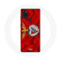 Case - Maniacase - Samsung Galaxy A21S - Soft - Protective - Benfica Pattern juoda
