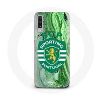 Coque Samsung Galaxy A70 scp sporting portugal fond vert žalia